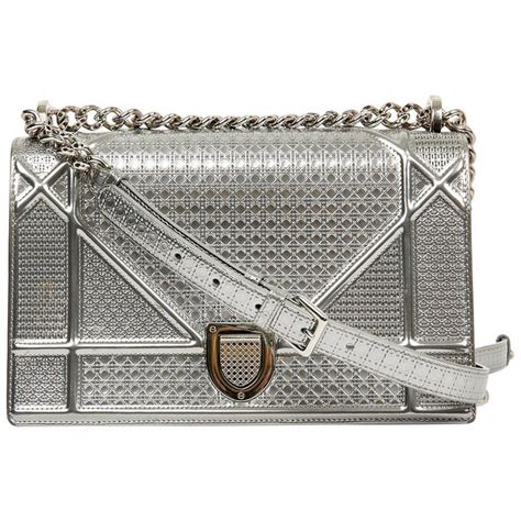 dior silver bag